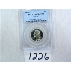 1976-S SILVER Washington Quarter PCGS Graded PR69 DC