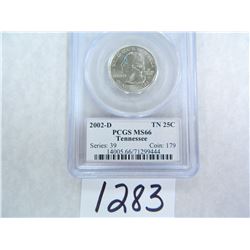 2002-D Tennessee Quarter PCGS Graded MS66