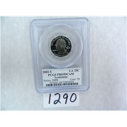 2002-S Louisiana Quarter PCGS Graded PR69 DC