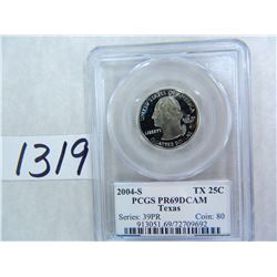 2004-S Texas Quarter PCGS Graded PR69 DC