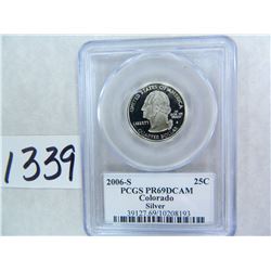 2006-S SILVER Colorado Quarter PCGS Graded PR69 DC
