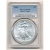 Image 1 : TWENTY (20) 2002 Silver Eagles PCGS Graded MS69, One Ounce Fine Silver Each, All One Money