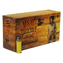 HSM Cowboy Ammo, .44 Remington Magnum, 200 grain, Lead Round Nose Flat Point, Fifty (50) Per Pack