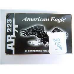 Federal Ammo AE TACTICAL .223 Remington, 55 Grain, Full Metal Jacket, Boat Tail, Twenty (20) Pack