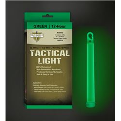 Tac Shield Tactical 12 Hour Light Stick 6" Green, 10 per pack. T03086G z, new, made in USA