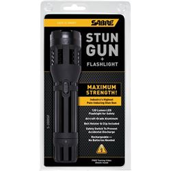 SABRE STUN GUN, Tactical Flash Ligth, 5,000,000 Volts, MAX POWER! Rechargeable, NEW, S2000SF z