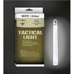 TAC SHIELD 8 hour Light Sticks, White, 10 per box, TAC03085W
