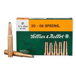 Sellier & Bellot SB3006B Rifle 30-06 Springfield 180 GRAIN Soft Point ws