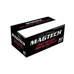 Magtech, First Defense, 300 Blackout, 123 Grain, Full Metal Jacket, 50 Round Box, MT300BLKB