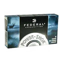 Federal, PowerShok, 270WIN, 130 Grain, Soft Point, BOX of (20) Twenty, FE270A, rs