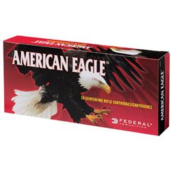 Federal, American Eagle, 9MM, 124 Grain, Full Metal Jacket, Fifty (50) Per Box, rs