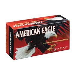 Federal, American Eagle, 9MM, 115 Grain, Full Metal Jacket, Fifty (50) Per Box, rs