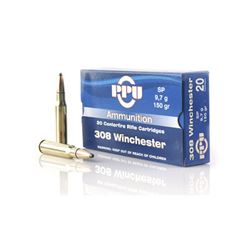 Prvi Partizan, Rifle, 308 Win, 150 Grain, Soft Point, Twenty (20) Per Box, rs