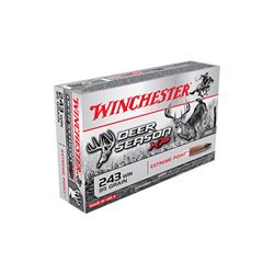 Winchester, Deer Season, 243 Win, 95 Grain, Extreme Point Polymer Tip, Twenty (20) Per Box