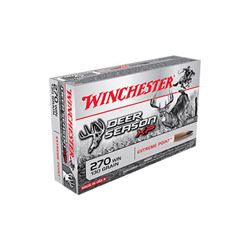Winchester, Deer Season, 270 Win, 130 Grain, Extreme Point Polymer Tip, Twenty (20) per box