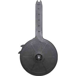 IVER JOHNSON MAGAZINE GLOCK 9MM 50RD DRUM MAG BLACK POLYMER, only for double stack mags MAGGLOCK950