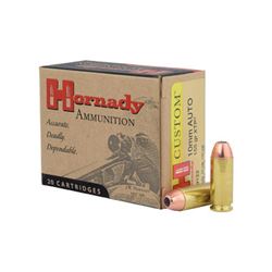 Hornady, Custom Ammunition, 10MM, 155 Grain, XTP, Twenty (20) per box, rs 9122
