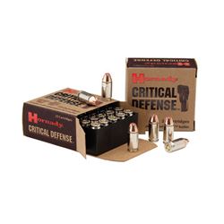 Hornady, Critical Defense, 40S&W, 165 Grain, Hollow Point, Twenty (20) per box, rs h91340