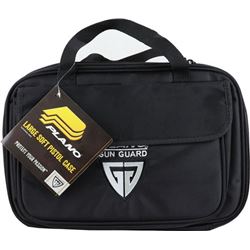 New-Unused: PLANO LARGE SOFT PISTOL CASE W/ 3 EXTERNAL POCKETS 9.5" Black, 93820P, Dealer Cost $16