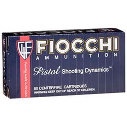 Fiocchi 357F Shooting Dynamics 357 Magnum 142 GR Full Metal Jacket Truncated Cone 50 count box F357F