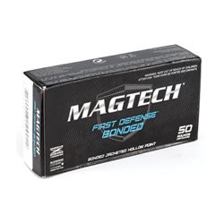Magtech, First Defense Bonded, 9MM 124 Grain, Bonded Hollow Point, 50 Round Box MT9BONA