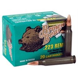 BROWN BEAR .223REMINGTON 55GR FMJ-BT 20-PACK