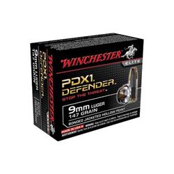 Winchester, Supreme Elite, 9MM, 147 Grain, PDX1, 20 Round Box, S9MMPDB1, ws
