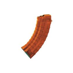 Orange Tapco AK47 Magazine, 762X39, 30Rd, Fits AK, Orange/Bakelite, rs MGTINMAG0630O