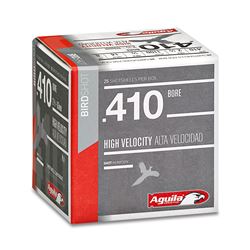 AGUILA 410GA,  2 3/4"  1/2 OZ, 00 BK 1100 FPS 25 Shells Per Box, w, Buckshot, 410G