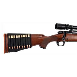 ALLEN RIFLE STOCK SLEEVE CARTRIDGE CARRIER BLACK NYLON z New 206A