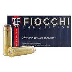 44 Remington Magnum: Fiocchi Shooting Dynamics Pistol 44A500, 44 Magnum, ws 240grain, 50 Count Box
