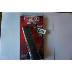 Thermold Handgun Magazine for Glock 9mm Models, 22 ROUNDS Black, ws TMGLK9MM