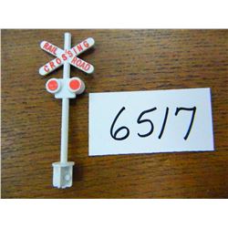 2.75" Vintage plastic train Railroad Crossing Signal