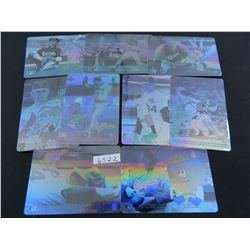 1991 Upperdeck/Looney Tunes (9) Nine Card Hologram Set w/ Nolan Ryan, Reggie Jackson