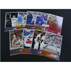 1996 Pacific McCormick & Brookshires (Grocery Store) Ten (10) Card Nolan Ryan Gold Card Set, Mint!