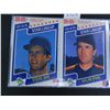Image 1 : 1987 M&Ms/MLB Un-Cut Star Line-Up Card with Nolan Ryan (Astros) & Steve Sax, Mint Condition