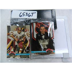 1991 Topps Stadium Club Charter Member Limited Edition Cards - Two Unopened Packs Inside Black Box