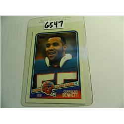 1988 Topps #230 Cornelius Bennett Buffalo Bills RC Rookie Football Card
