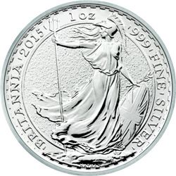 One Ounce Fine Silver Great Britain Britannia Coin, Dates Our Choice