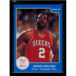 1986 Star Basketball Best of the Best #10 Moses Malone, Sixers