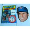Image 1 : 1990 Topps HEADS UP! 4.5"x5" Suction Cup Baseball Star with Packing: Ryne Sandberg, Cubs