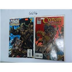 Two (2) Conan Comics by Marvel. One is a First Issue while the other is a #5, both one money