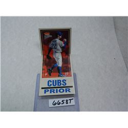 2004 Fleer Platinum BIG Signs, Fold Out Card: Mark Prior, Cubs