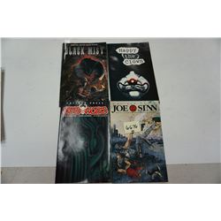 Four (4) Mature Reader Comics All One Money: Joe Sinn (#2 Caliber Press), Dead World (#9 Caliber)