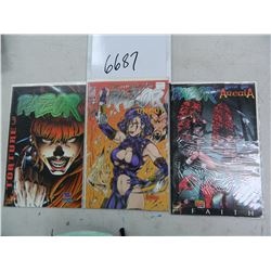 Three Razor Comics by London Night Comics, All One Money