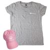 Image 1 : BERETTA WOMEN'S CAP & T-SHIRT 2X-LG ROLL-UP COMBO PINK