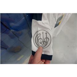 BERETTA WOMEN'S UNIFORM PRO POLO LARGE WHITE/BLUE NAVY. $60 Retail Note: These European Shirts Run