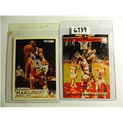 Two Anfernee (Penny) Hardaway Orlando Magic Basketball Cards, both one money