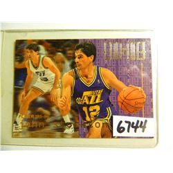 1995-96 (JAZZ) Fleer End to End #19 John Stockton insert