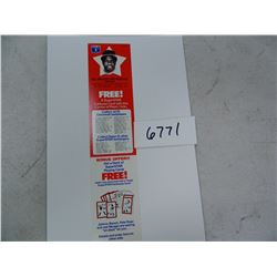 1978 Bill Madlock San Francisco Baseball Pepsi Card Deck Strip, Pepsi-Cola Superstars